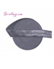 BRISTLEGRASS 2 5 Yard 5/8 "15mm Solid Color Shiny FOE Foldover elastyczna opaska do włosów opaski z pałąkiem na głowę sukienka k