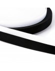 Szerokość 0.6-5cm 5 stoczni biała czarna elastyczna opaska elastan pas wykończenie do obszycia/wstążka ubrania Flex materiał do 