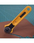 Płótno nóż obrotowy DIY Arts cięcie ręczne narzędzie Patchwork kółko rolkowe okrągły nóż akcesoria do szycia skórzany papier tka