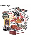Homegaga 34 sztuk przyjaciele program telewizyjny fani prezent naklejka dekoracyjna dla DIY album scrapbooking bagaż Laptop tele