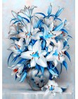 Pełny mozaikowy wzorek 5D DIY diament haft artystyczny kwiat dekoracyjny do domu diament malarstwo cross stitch noworoczny preze