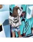 Jesienny w stylu harajuku kobiety Bomber jacket kobiety płaszcz korona królowa drukuj top z długim rękawem na zamek błyskawiczny