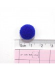 100 sztuk 15/20/25mm puszyste miękkie pompony ręcznie robione dla dzieci zabawki dekoracje ślubne DIY pompony z filcu do szycia 