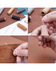 MIUSIE 1 sztuk 50M 150D 1mm skóra woskowana nić przewód do rękodzieło DIY narzędzie nici do szycia ręcznego, płaski, woskowany, 