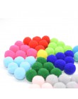 100 sztuk 15/20/25mm puszyste miękkie pompony ręcznie robione dla dzieci zabawki dekoracje ślubne DIY pompony z filcu do szycia 