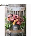 DIAPAI 100% pełna plac/okrągłe wiertło 5D DIY diament malarstwo "kwiat krzesło" diament haft Cross Stitch 3D Decor A21561
