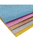 Chzimade 21x30cm A4 tkanina filc z brokatem kolorowe z filcowanej wełny tkanina do szycia diy na zabawki torby rzemiosło