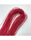 21 metrów 1mm kolorowe wysokiej elastyczna okrągły elastyczny pasek okrągły lina elastyczna gumowa elastyczna linia DIY szycia a