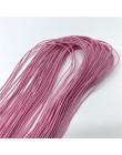 21 metrów 1mm kolorowe wysokiej elastyczna okrągły elastyczny pasek okrągły lina elastyczna gumowa elastyczna linia DIY szycia a