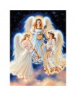 5d majsterkowanie malowanie diamentowa ścieg krzyżykowy religia haft diamentowy anioł obraz dziewczynki ściana krajobrazowa nakl