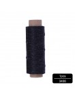 MIUSIE 1 sztuk 50M 150D 1mm skóra woskowana nić przewód do rękodzieło DIY narzędzie nici do szycia ręcznego, płaski, woskowany, 