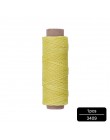 MIUSIE 1 sztuk 50M 150D 1mm skóra woskowana nić przewód do rękodzieło DIY narzędzie nici do szycia ręcznego, płaski, woskowany, 
