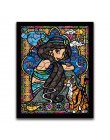 HOMFUN pełna plac/okrągłe wiertło 5D DIY diament malarstwo "bohaterowie kreskówek" 3D haft Cross Stitch 5D wystrój ze strasu