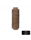 MIUSIE 1 sztuk 50M 150D 1mm skóra woskowana nić przewód do rękodzieło DIY narzędzie nici do szycia ręcznego, płaski, woskowany, 