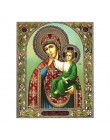 5D DIY diament malarstwo Cross Stitch pełny kwadratowy obraz religia ikona 5d diament haft mozaika nowy rok dekoracji prezent