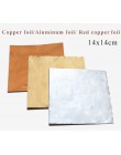 Imitacja złota liść papieru złote arkusze folii złocenie miedzi aluminium liść na sztuka i rękodzieło pozłacane Home Decoration 