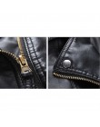 Jesień Zipper motocykl kurtka kobiety krótki Faux miękka damska skórzana kurtka PU czarna czerwona kurtka skórzana damska Basic 