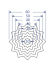 DUOFEN matryce do cięcia metalu podstawowe kształty tagi i etykiety do projektów diy papercraft papier do notatnika Album kartki