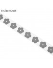 YeulionCraft 100x3CM kwiat przenikania ciepła taśma odblaskowa wytłaczanie na gorąco naklejka foliowa folia winylowa DIY żelazko