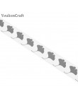 YeulionCraft 100x3CM kwiat przenikania ciepła taśma odblaskowa wytłaczanie na gorąco naklejka foliowa folia winylowa DIY żelazko