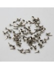 100 sztuk 4.5mm mieszane 3 kolory żelaza okrągłe metalowe Mini Brads dla akcesoria do scrapbookingu zdobienie zapięcie wyroby rę