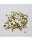 100 sztuk 4.5mm mieszane 3 kolory żelaza okrągłe metalowe Mini Brads dla akcesoria do scrapbookingu zdobienie zapięcie wyroby rę