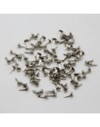 100 sztuk 4.5mm mieszane 3 kolory żelaza okrągłe metalowe Mini Brads dla akcesoria do scrapbookingu zdobienie zapięcie wyroby rę