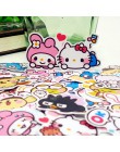 40 sztuk Hello kitty Minna no Tabo album kreskówkowy księga gości dekoracja wodoodporna naklejki DIY Handmade prezent naklejki s