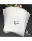 20 sztuk A4 papier Vellum octan papieru opakowanie papierowe projekt papieru papier do scrapbookingu opakowanie ręcznie robiony 