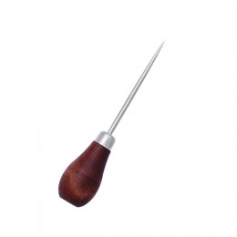 LMDZ 2 sztuk drewniany uchwyt szydła DIY skórzany namiot szycia szydło Pin dziurkacz buty narzędzie do naprawy ręcznie Stitcher 