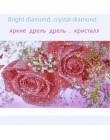 2018 nowy DIY 5D diament haft diament mozaika dwa pawie okrągły diamentowy obraz krzyż zestaw do szycia dekoracji wnętrz na prez