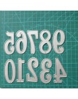 Duży cyfrowy zestaw Die Cut cyframi do cięcia metalu wykrawacze szablony Scrapbooking tłoczenie 2019 nowy boże narodzenie stempl