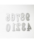 Duży cyfrowy zestaw Die Cut cyframi do cięcia metalu wykrawacze szablony Scrapbooking tłoczenie 2019 nowy boże narodzenie stempl