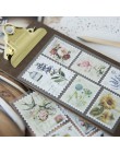 Vintage Stamp naklejki papiernicze naklejki kawaii dla dziewcząt kwiat uszczelka samoprzylepna naklejki na etykiety dla dzieci S