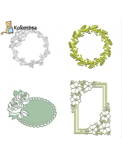 Kokorosa stalowe gałęzie liść Metal wykrojniki nowy 2019 Craft umiera szablon do scrapbookingu karta papierowa dekoracyjne Craft