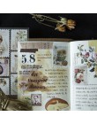 Vintage Stamp naklejki papiernicze naklejki kawaii dla dziewcząt kwiat uszczelka samoprzylepna naklejki na etykiety dla dzieci S