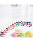 10ML barwniki robienie mydła zestaw do kolorowania zestaw do płynów jadalne barwniki do DIY plastelina olej do wody podwójnego z