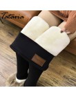 Spodnie zimowe damskie legginsy termiczne spodnie z wysokim stanem dla kobiet spodnie flanelowe Streetwear damskie spodnie zimow