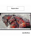 HUACAN diamentowe malowanie konia zestawy Handmade robótki majsterkowanie diamentowe hafty zwierząt mozaika obraz ze strasu