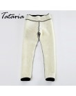 Spodnie zimowe damskie legginsy termiczne spodnie z wysokim stanem dla kobiet spodnie flanelowe Streetwear damskie spodnie zimow