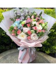 10 sztuk 50*65 Cm bibułka DIY Handmade Craft kwiaty papierowe prezent pakowanie weselne świąteczne i świąteczne akcesoria do dek