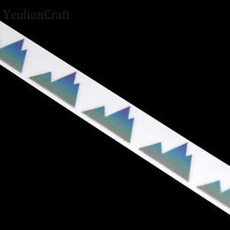YeulionCraft 100x3cm Laser odblaskowa naklejka taśmy przenikania ciepła folia do gorącego tłoczenia folia winylowa dla majsterko