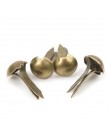 100 sztuk mieszane okrągłe metalowe szpilki szpilki Scrapbooking zdobienie sztyfty zapięcia rzemiosło pinezki dekoracji 5x10mm
