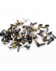 100 sztuk mieszane okrągłe metalowe szpilki szpilki Scrapbooking zdobienie sztyfty zapięcia rzemiosło pinezki dekoracji 5x10mm