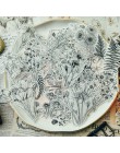 58 sztuk kwiaty retro styl Vellum naklejki papierowe Scrapbooking/tworzenie kartek/pisanie pamiętnika DIY