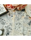 58 sztuk kwiaty retro styl Vellum naklejki papierowe Scrapbooking/tworzenie kartek/pisanie pamiętnika DIY