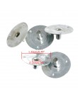 100/200Pcs świeca knot Metal Sustainer Wick Tabs srebrny do odlewania świec prezent 12.5*2.5mm