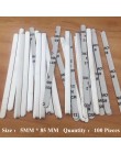 100pc 5mm dedykowane nos most klip regulowane elastyczne przewód dla N95 maska aluminiowa smycz usta maska pasek DIY gumką