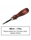 WUTA ostra skórzana krawędź Beveler Edge Skiving/narzędzie do polerowania Belt Maker stal wysokowęglowa Leathercraft narzędzie d