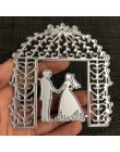 FEESTIGO ślub panna młoda i pan młody wykrojniki Scrapbooking metalowy ptak wykrojniki nowy 2018 słowa miłości wykrojniki na two